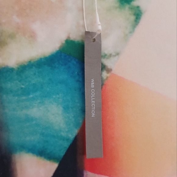 NWT Zara Watercolor Neoprene Mheath Scuba Bodycon Dress sz S - Picture 15 of 16